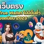 slot true wallet ไม่มี ขั้น ต่ํา
